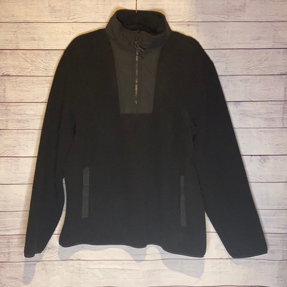 Quarter Zip Sherpa Jacket - Picture 1 of 2